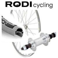 Bakhjul 26 Dubbelbottnat Frikrans Silver RODI