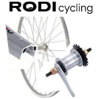 Bakhjul 28 O-Växlat Fotbroms Aluminium RODI