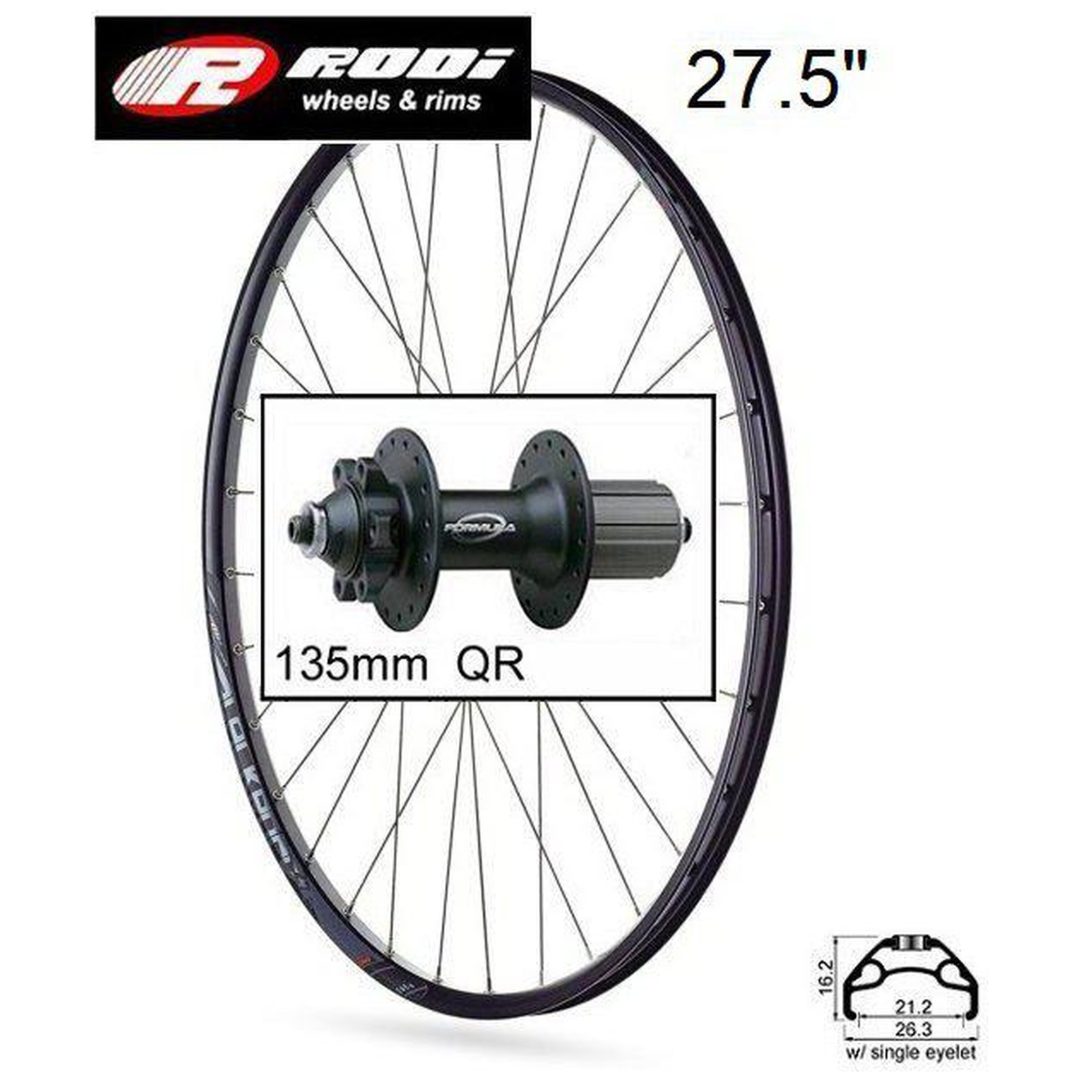 Bakhjul BlackRock21 27.5 Svart RODI