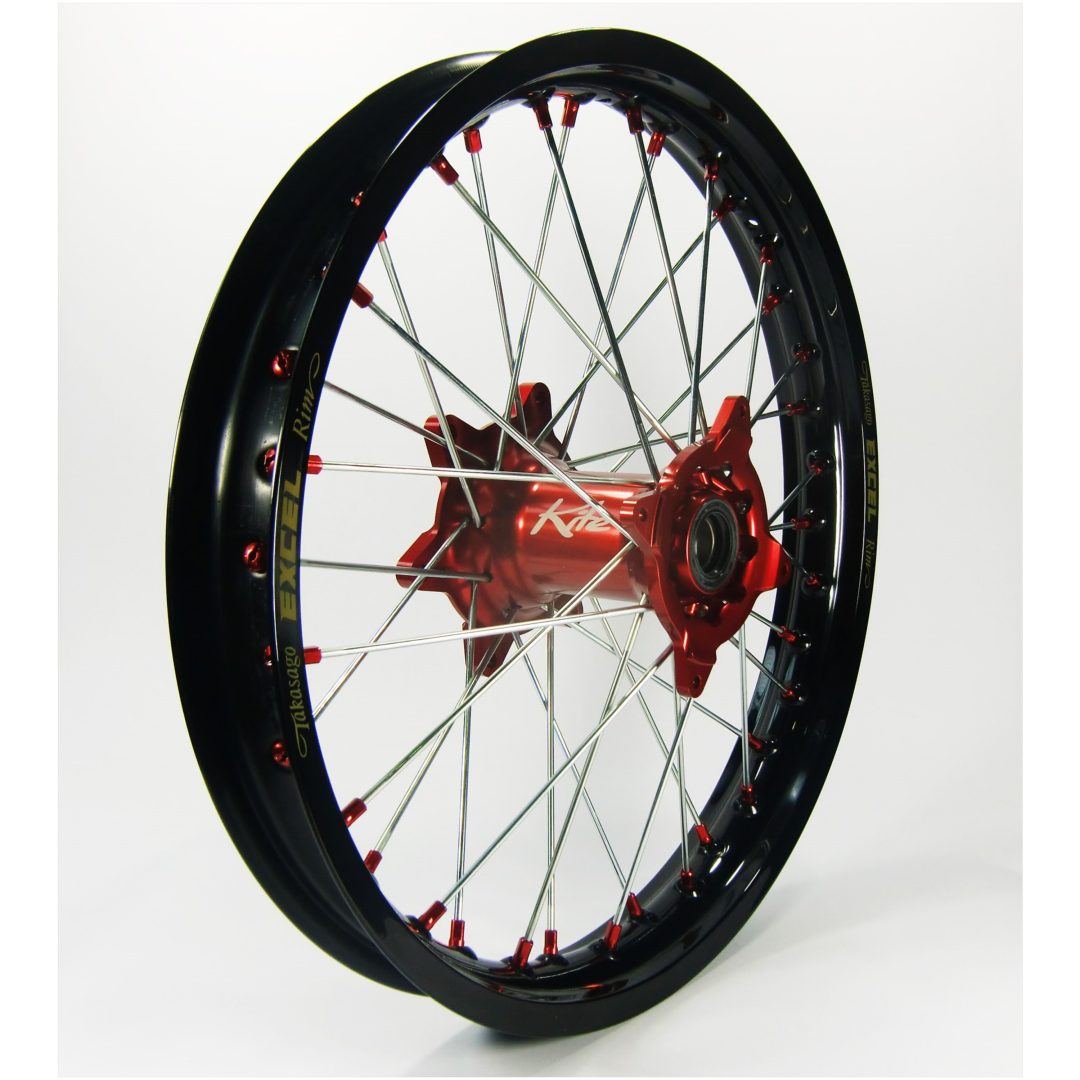 Bakhjul Elite Mx-en Röd Hub Aluminium KITE Hjulenhet