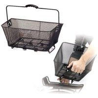 BAKKORG MED QUICK-RELEASE SVART