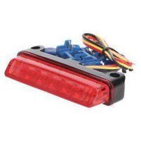 Baklampa Led Röd 78X16 mm