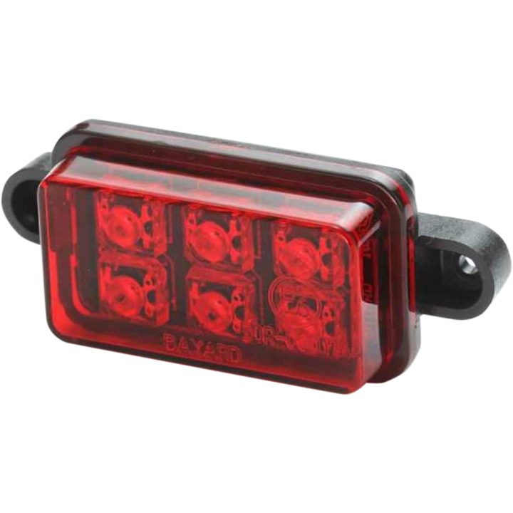 Baklampa Led Röd/Svart PARTS EUROPE Bromsljus – bild 2