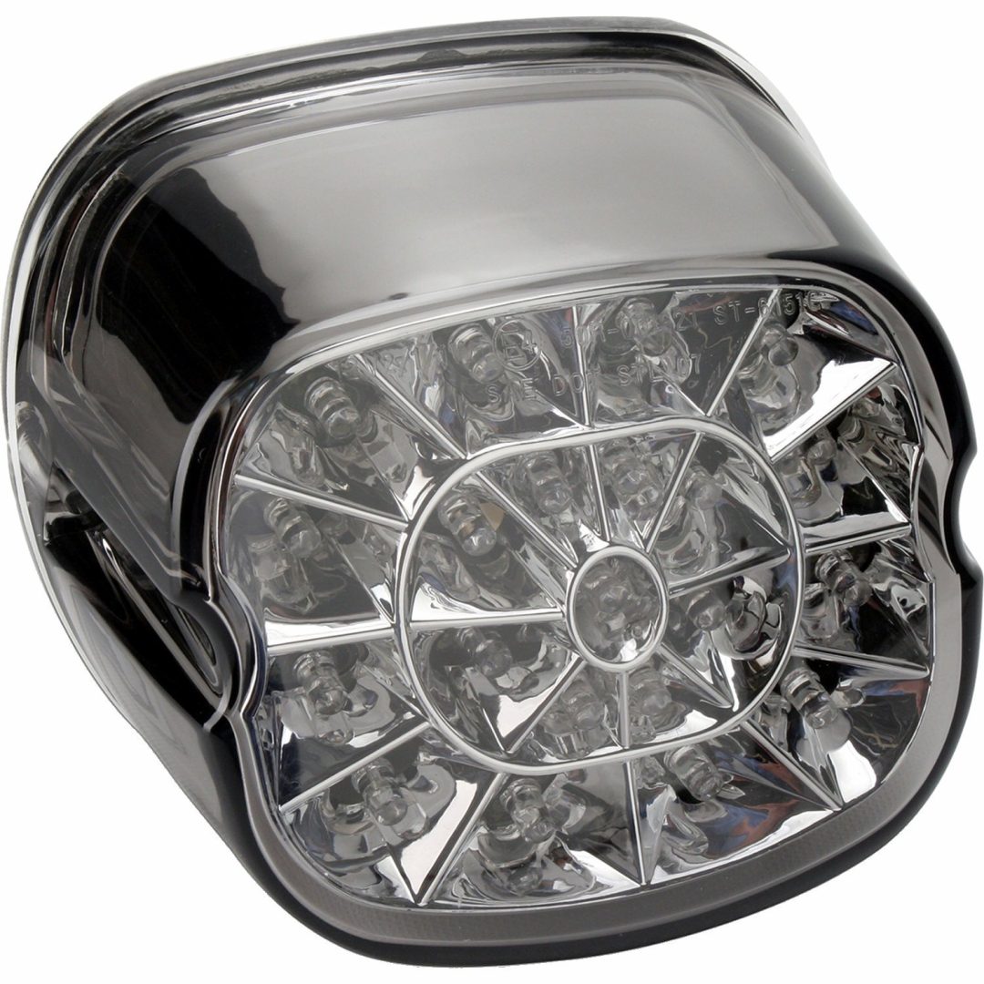 Baklampa Led Web Rökfärgad Med Nummerskyltsbelysning DRAG SPECIALTIES TAILLIGHT ASSEMBLY