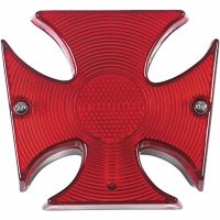 Baklampa Maltese Röd/Krom DRAG SPECIALTIES