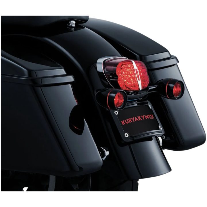 Bakljus Bullet Light Svart/Röd KURYAKYN BULLET ACCENT LIGHT REAR – bild 3