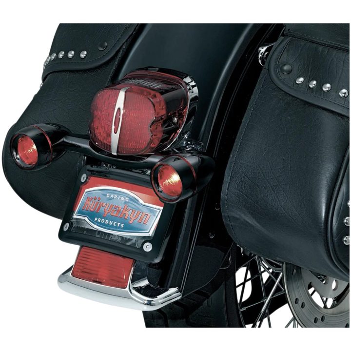 Bakljus Bullet Light Svart/Röd KURYAKYN BULLET ACCENT LIGHT REAR – bild 5
