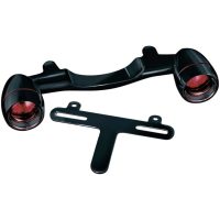 Bakljus Bullet Light Svart/Röd KURYAKYN