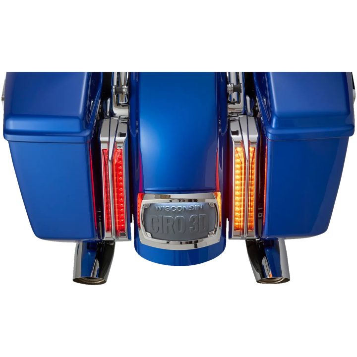 Bakljus Filler Panel LED Krom Röd CIRO – bild 2