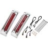 Bakljus Filler Panel LED Krom Röd CIRO – miniatyr 1