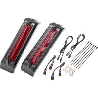Bakljus Filler Panel LED Krom Röd CIRO