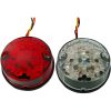 Bakljus Led E-märkt Klar/Svart Med Nummerplåtsbelysning PARTS EUROPE TAILLIGHT – miniatyr 1