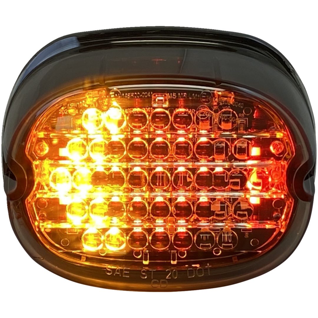 Bakljus Led Lågprofil Integrerade Extra Blinkers CUSTOM DYNAMICS