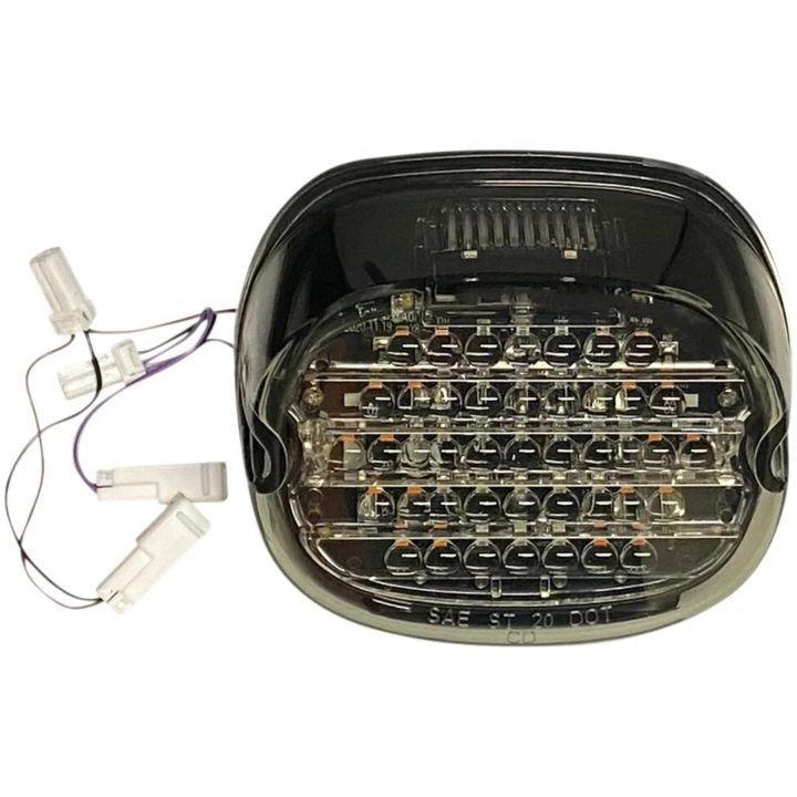 Bakljus Led Lågprofil Med Integrerade Extra Blinkers CUSTOM DYNAMICS – bild 2