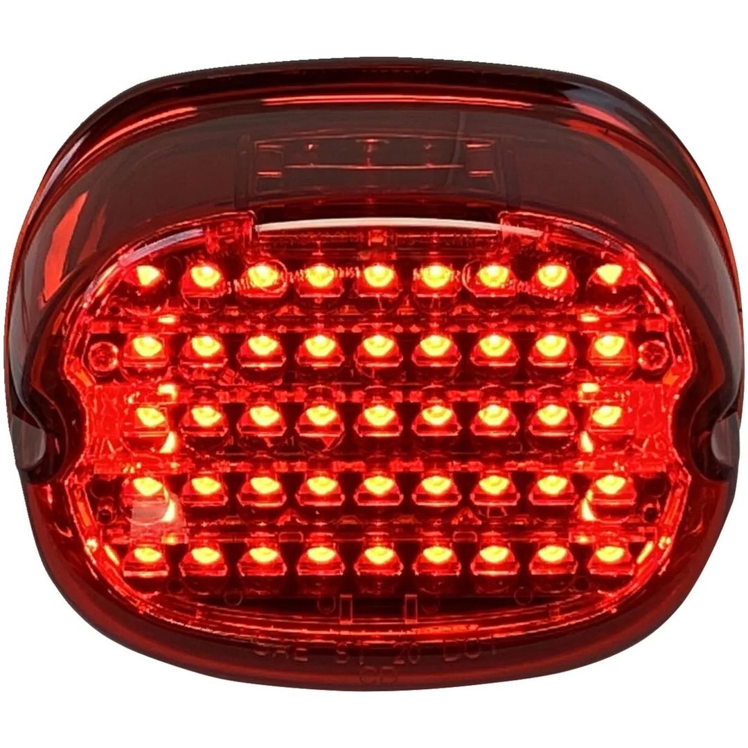 Bakljus Led Lågprofil Rökfärgad/Röd CUSTOM DYNAMICS – bild 2