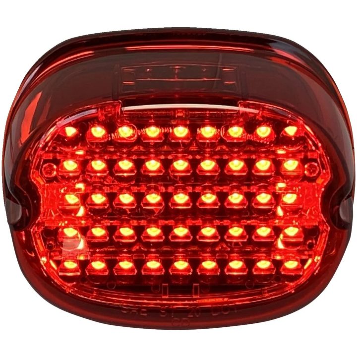 Bakljus Led Lågprofil Rökfärgad/Röd CUSTOM DYNAMICS – bild 2