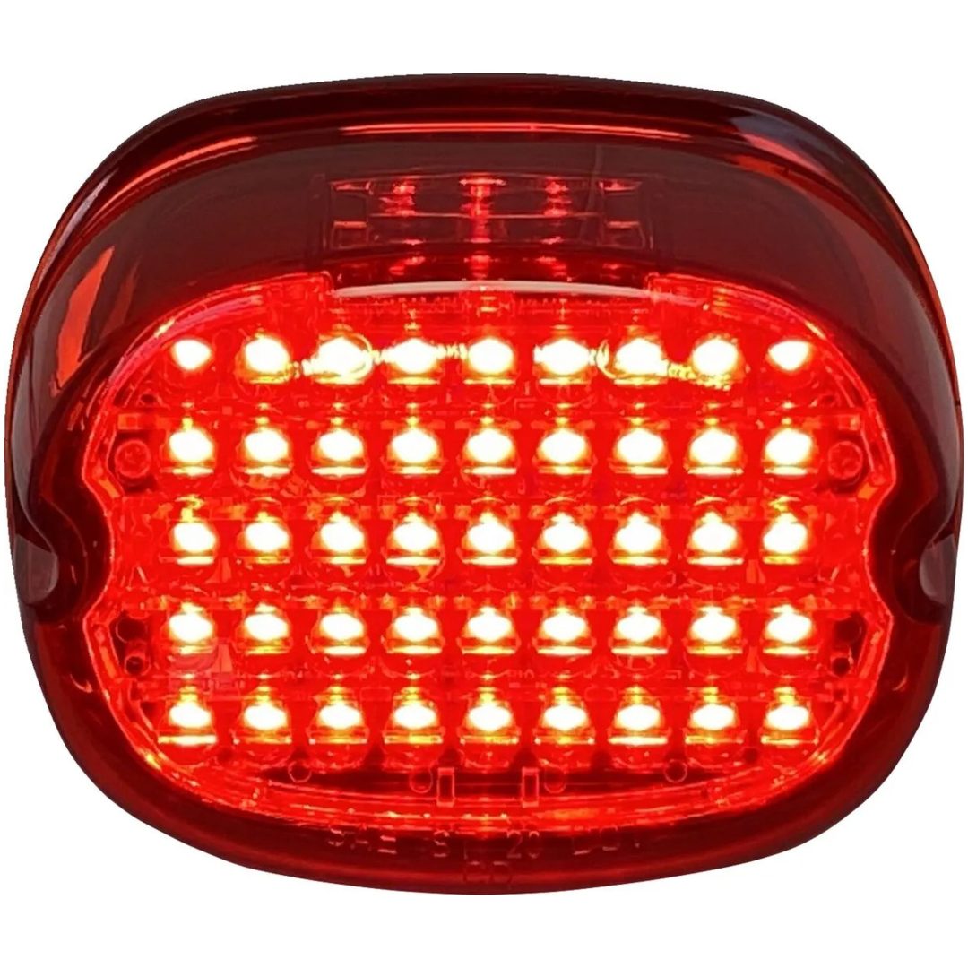 Bakljus Led Lågprofil Rökfärgad/Röd CUSTOM DYNAMICS