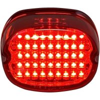 Bakljus Led Lågprofil Rökfärgad/Röd CUSTOM DYNAMICS