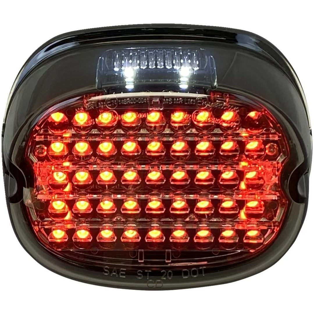 Bakljus Led Lågprofil Rökfärgad/Röd CUSTOM DYNAMICS Baklyktssats – bild 2
