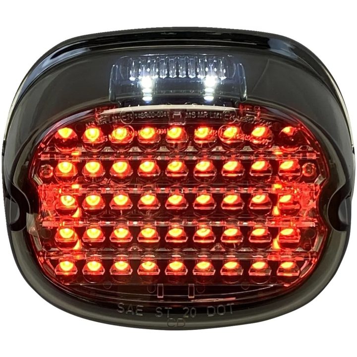 Bakljus Led Lågprofil Rökfärgad/Röd CUSTOM DYNAMICS Baklyktssats – bild 2