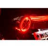 Bakljus Led Lighted Fang® Röd/Krom CIRO – miniatyr 3