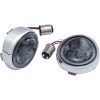 Bakljus Led Lighted Fang® Röd/Krom CIRO – miniatyr 1