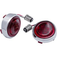 Bakljus Led Lighted Fang® Röd/Krom CIRO