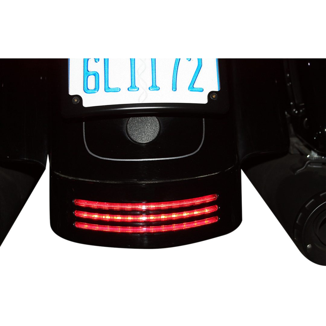 Bakljus Led Tribar Rökt/Röd CUSTOM DYNAMICS TAILLIGHT ASSEMBLY – bild 2