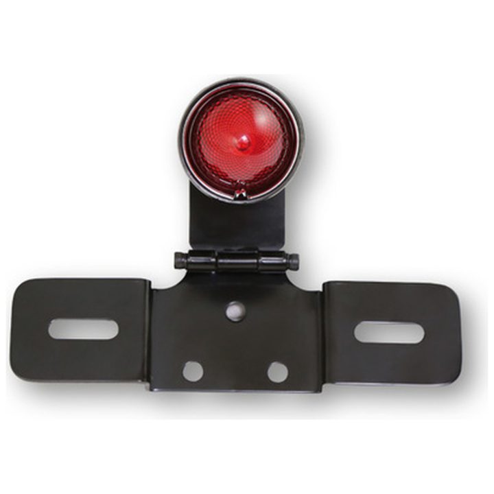 Bakljus med Nummerskyltshållare smart Old School Typ 6 LED Justerbar Svart/Röd HIGHSIDER – bild 2