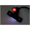 Bakljus med Nummerskyltshållare smart Old School Typ 6 LED Justerbar Svart/Röd HIGHSIDER – miniatyr 3