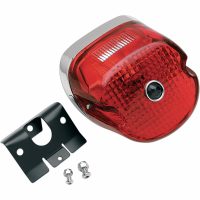 Bakljus Montering Röd/Krom DRAG SPECIALTIES