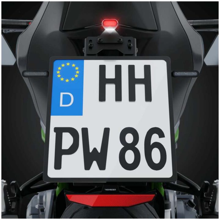 Bakljus Pro Split-RS LED Svart/Transparent HIGHSIDER – bild 2
