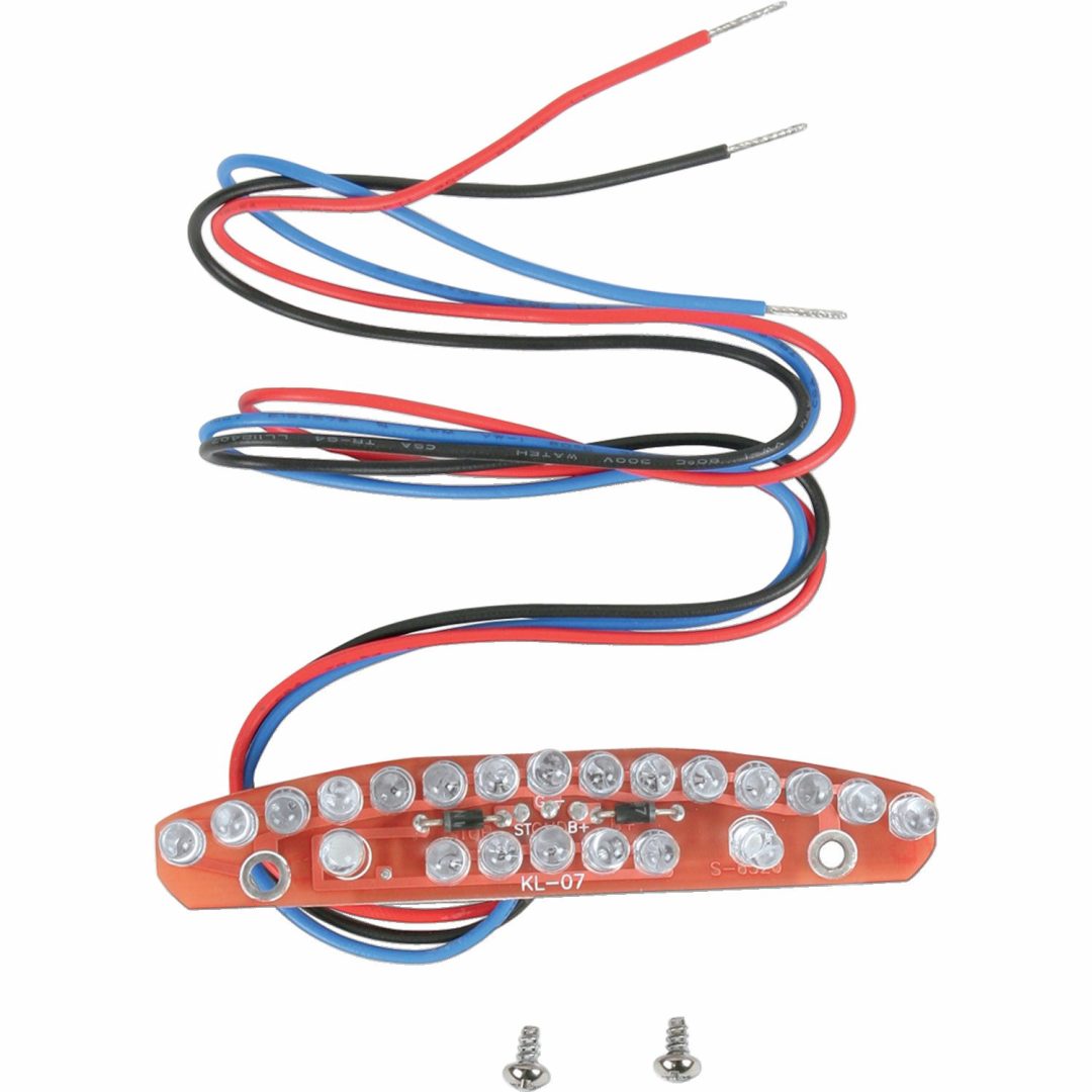 Bakljus Sidomonterad Led Röd DRAG SPECIALTIES REP LED BOARD MOON LIGHT