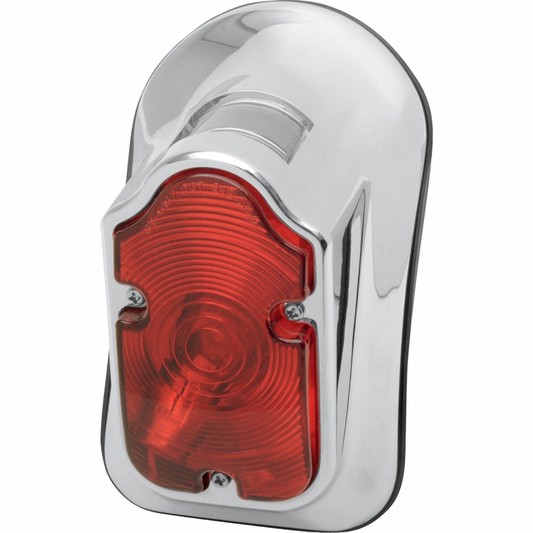 Bakljus Tombstone Röd/Krom DRAG SPECIALTIES TAILLIGHT ASSEMBLY