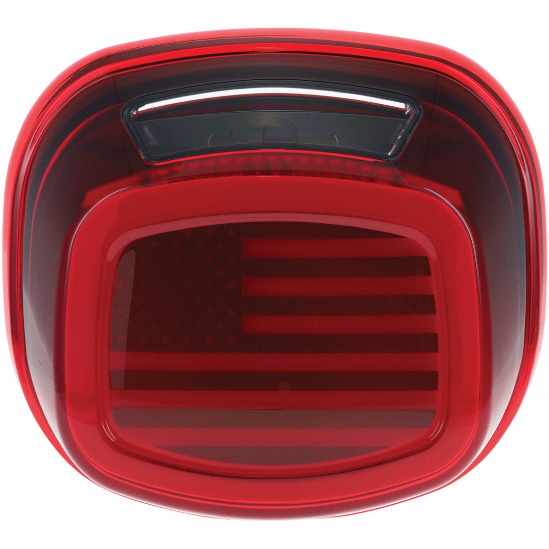 Bakljus Tracer Us Flag Led Röd KURYAKYN Baklykta/Nummerskyltsbelysning – bild 2
