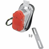 Bakljus Universal Mount Tombstone Led Röd/Krom/Svart DRAG SPECIALTIES