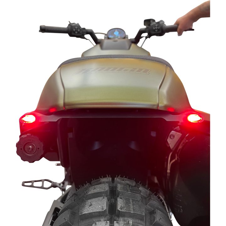 Bakljus/Blinkers Elps Sport S Rökfärgad/Svart KODLIN MOTORCYCLE Ljusramp – bild 3