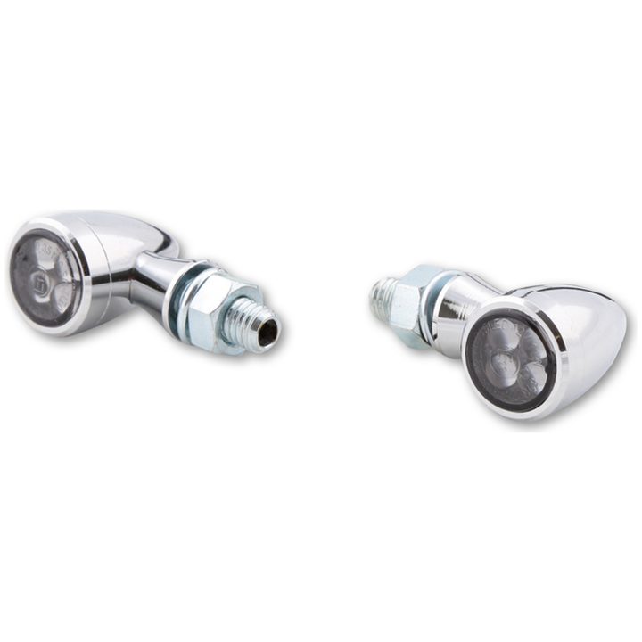 Bakljus/Blinkers LED Bullet 3-i-1 Smart Sixteen Krom/Rökt HIGHSIDER – bild 2