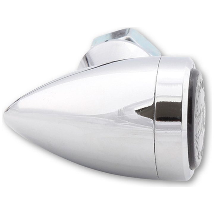 Bakljus/Blinkers LED Bullet 3-i-1 Smart Sixteen Krom/Rökt HIGHSIDER – bild 3
