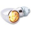 Bakljus/Blinkers LED Bullet 3-i-1 Smart Sixteen Krom/Rökt HIGHSIDER – miniatyr 5