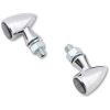 Bakljus/Blinkers LED Bullet 3-i-1 Smart Sixteen Krom/Rökt HIGHSIDER – miniatyr 1
