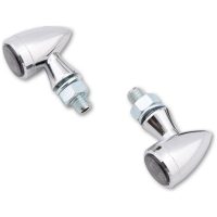 Bakljus/Blinkers LED Bullet 3-i-1 Smart Sixteen Krom/Rökt HIGHSIDER