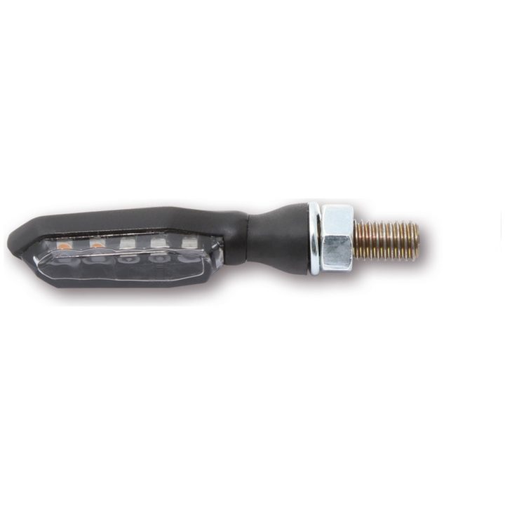 Bakljus/Blinkers pro Sonic-X1 LED 3in1 Svart/Rökfärgad HIGHSIDER – bild 2