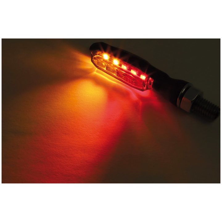 Bakljus/Blinkers pro Sonic-X1 LED 3in1 Svart/Rökfärgad HIGHSIDER – bild 8
