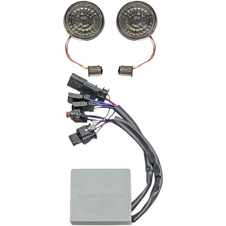 Bakljus/Bromsljus Smart Bullet Rökfärgad CUSTOM DYNAMICS Blinkers – bild 4