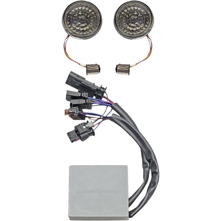 Bakljus/Bromsljus Smart Bullet Rökfärgad CUSTOM DYNAMICS Blinkers – bild 3