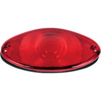 Bakljusglas Ersättning Röd DRAG SPECIALTIES