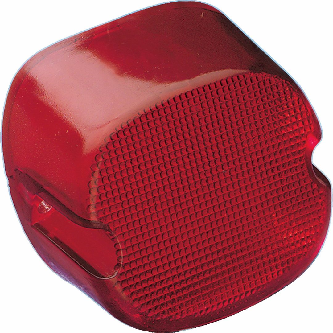 Bakljusglas Laydown Rött DRAG SPECIALTIES L/DOWN LENS-BOTOM WINDOW