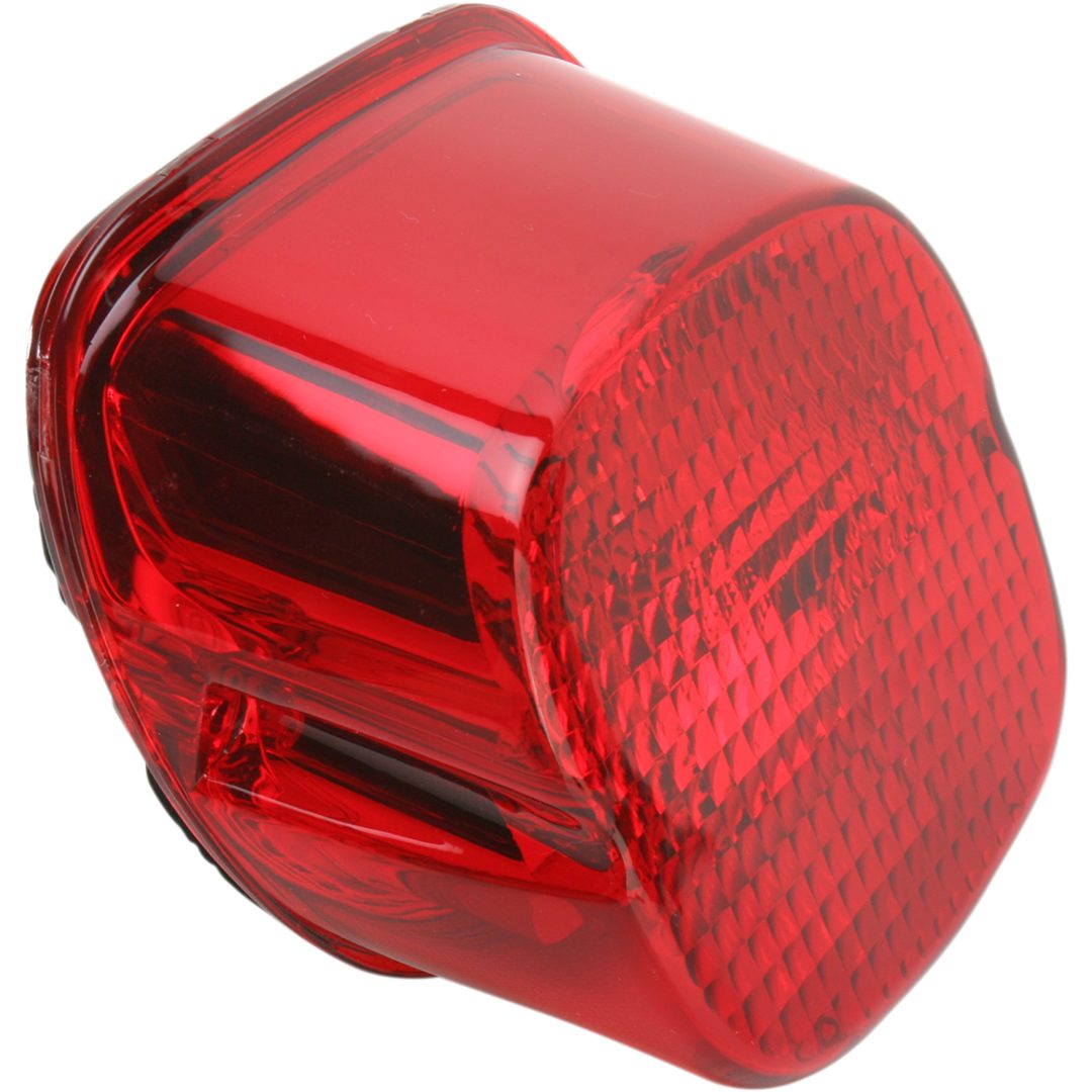 Bakljusglas Laydown Rött DRAG SPECIALTIES LENS T/L RED BOT TAG03-12