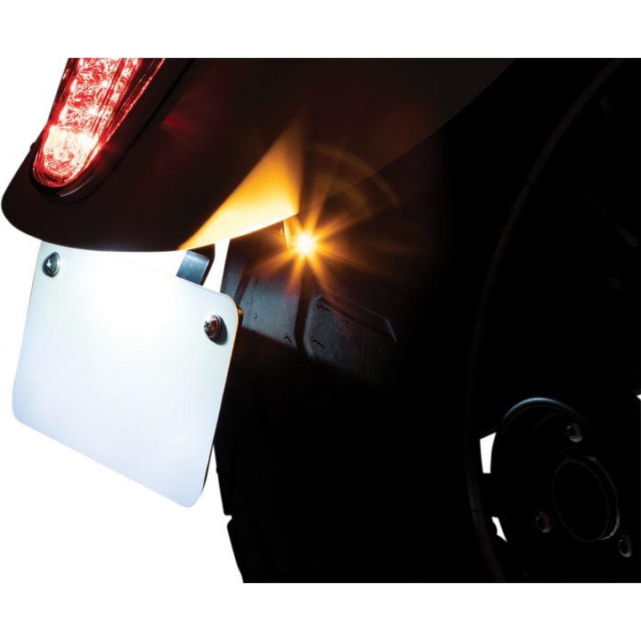 Bakljushållare Med Blinkers Rear Turn Signal & License Plate Mount KURYAKYN Fäste – bild 5